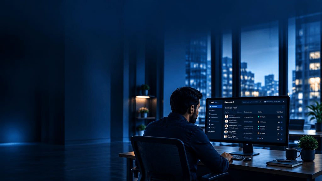 LeadLens Sales Team Call Operations Workspace