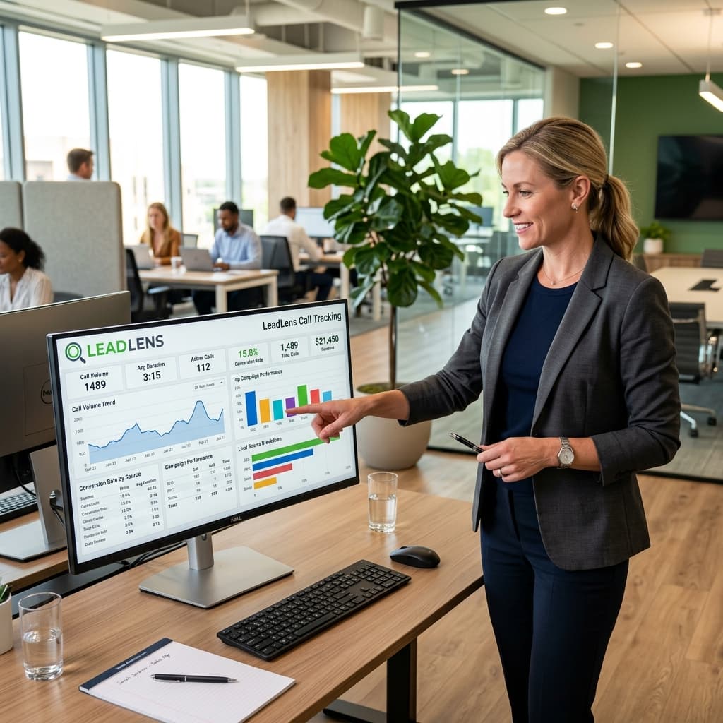 LeadLens Manager Dashboard
